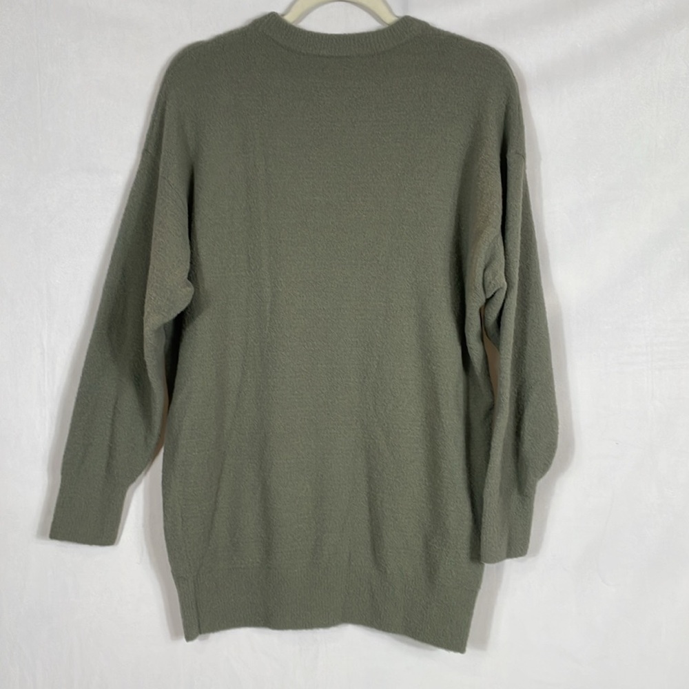 Aritzia Wilfred Free Relaxed Fit Sweater Size S Crewneck Sage Green Super Soft - Picture 4 of 9